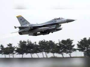 US pilot safely ejects before his F-16 fighter jet crashes in South Korean sea