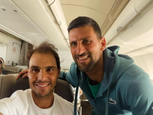 Rafael Nadal and Djokovic