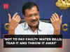 CM Arvind Kejriwal asks Delhi residents to not pay wrong water bills; 'Tear it and throw it away...’