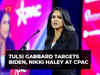 'Our democracy under attack': Tulsi Gabbard defends Trump at CPAC, targets Democrats and Nikki Haley