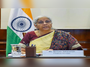 New Delhi_ Union Minister for Finance and Corporate Affairs Nirmala Sitharaman p