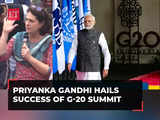 Congress leader Priyanka Gandhi Vadra hails success of G-20 Summit during ‘Bharat Jodo Nyay Yatra'