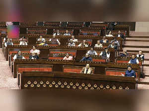New Delhi, Feb 9 (ANI): Proceedings of the Rajya Sabha are underway during the B...