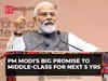 PM Modi's big promise to middle-class for next 5 years: 'Govt shouldn’t interfere...'