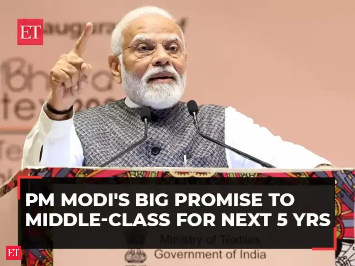 PM Modi's big promise to middle-class for next 5 years: 'Govt shouldn’t ...