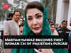Maryam Nawaz becomes first woman CM of Pakistan's Punjab province, calls it every woman's victory