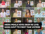 Modi govt's appeal for first time voters in Lok Sabha polls 2024: Mera pehla vote desh ke liye