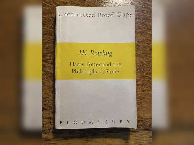 Proof copy of Harry Potter book, bought for pennies in 1997, sells for more than $13,000