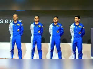The four intrepid IAF fighter pilots who form Team 'Gaganyaan'