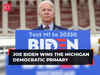 Joe Biden wins the Michigan Democratic primary while facing opposition over the Israel-Hamas war