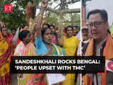 Sandeshkhali rocks Bengal: Village women file police complaint; people upset with TMC, says Kiren Rijiju