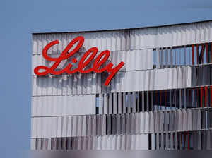 FILE PHOTO: Eli Lilly logo is shown on one of their offices in San Diego