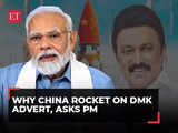 China rocket on state govt advert for the ISRO launch pad in Tamil Nadu: PM Modi attacks DMK