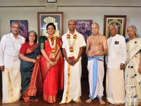 With their families