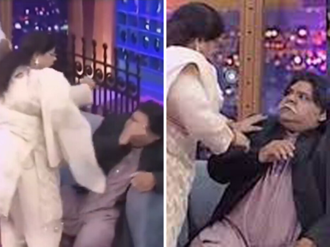 Shazia Manzoor slaps comedian Sherry Nanha