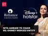 Reliance-Disney deal: Nita Ambani to lead $8.5 billion mega-merger between Viacom18 and Star India