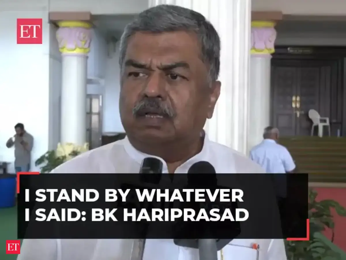 Congress' BK Hariprasad on his 'Pakistan is not enemy...' statement: 'I ...