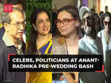 Anant-Radhika pre-wedding bash: Uddhav, Amruta Fadnavis, Rani Mukherjee, Deepika and Ranveer arrive in Jamnagar