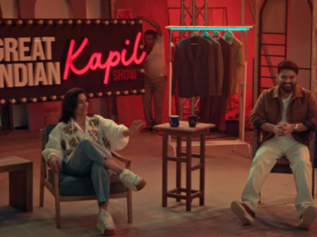A still from the teaser of Netflix's 'The Great Indian Kapil Show'.