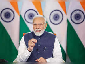 **EDS: IMAGE VIA PMO** New Delhi: Prime Minister Narendra Modi attends the inaug...