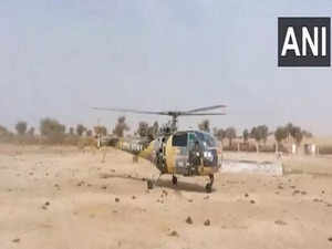 Rajasthan: IAF Chetak helicopter makes emergency landing in Didwana due to engine chip warning light