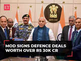 Big boost for 'Aatmanirbhar Bharat', MoD signs 5 major defence contracts worth over Rs 30K cr