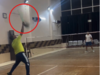 Viral video: Man ditches racquet, you won't believe what he used to win this badminton match; Internet calls him 'legend'