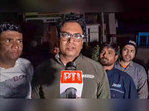 **EDS: GRAB VIA PTI VIDEO** New Delhi: Rat-hole miner Wakeel Hassan speaks with ...