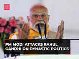 Bihar: 'Himmat nahi padti hain…', PM Modi attacks Rahul Gandhi on dynastic politics