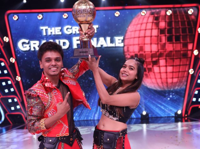 Manisha Rani with her choreographer Ashutosh Pawar