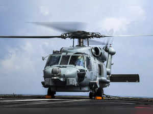 **EDS: IMAGE VIA PRO (NAVY)** Kochi: MH 60R Seahawk multi-role helicopter, a mar...
