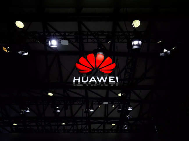 FILE PHOTO: A Huawei logo is seen at the Mobile World Congress (MWC) in Shanghai