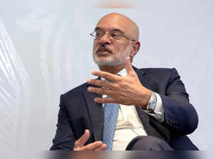 FILE PHOTO: DBS CEO Piyush Gupta speaks during a Reuters Newsmaker event in Singapore