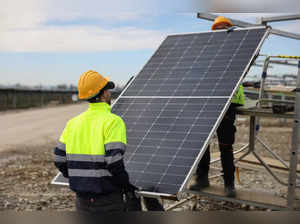 Solar panels park in Trino