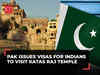 Pakistan issues visas to Indian pilgrims for Maha Shivratri celebrations at Shree Katas Raj temple