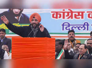 New Delhi: Delhi Congress President Arvinder Singh Lovely speaks during party's ...