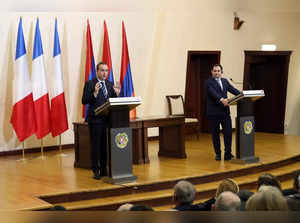 French Defence Minister Sebastien Lecornu visits Armenia
