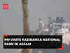 PM Modi takes elephant, jeep safari at Kaziranga National Park in Assam