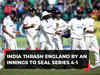 IND vs ENG 5th Test: India beats England by innings and 64 runs, claims series 4-1