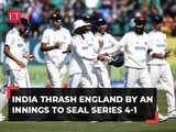 IND vs ENG 5th Test: India beats England by innings and 64 runs, claims series 4-1