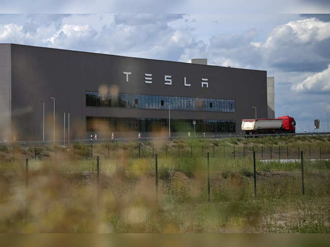 FILE PHOTO: Tesla holds community event on planned expansion of German plant
