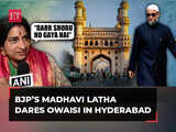 Lok Sabha polls 2024: BJP’s Madhavi Latha dares Owaisi in Hyderabad, says 'He is shaken…