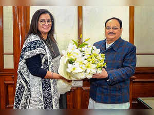 **EDS: TO GO WITH STORY** New Delhi: BJP National President JP Nadda with Indepe...