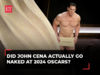 John Cena takes the internet by storm by 'streaking naked' at 2024 Oscars: Here's what happened