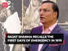 Journalist Rajat Sharma recounts the first days of Emergency in 1975