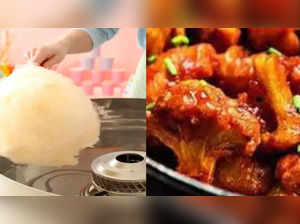 Health minister Dinesh Gundurao ruled out total ban on cotton candy and gobi manchurian