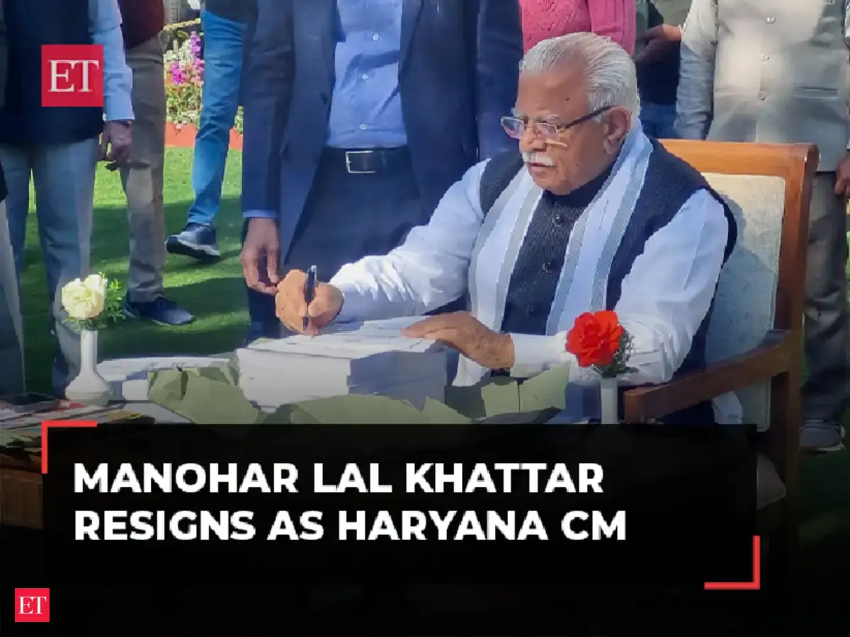 Manohar Lal Khattar resigns as Haryana CM amid buzz over BJP-JJP split