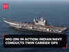 MiG-29K in action: Indian Navy conducts twin carrier operations with INS Vikrant, INS Vikramaditya