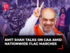 HM Amit Shah talks on CAA amid country-wide police flag marches to stop repetition of 2020