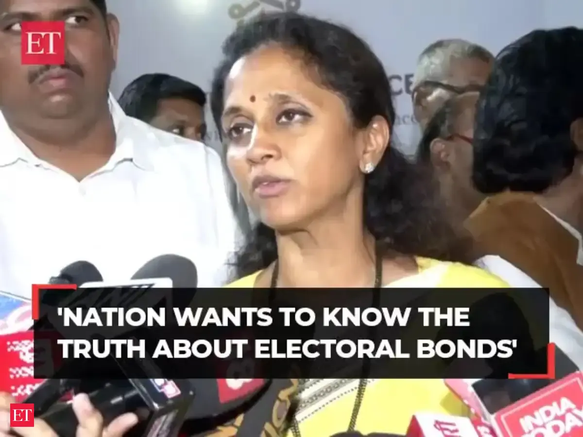 Electoral bonds row: 'Nation wants to know the truth', says Supriya ...